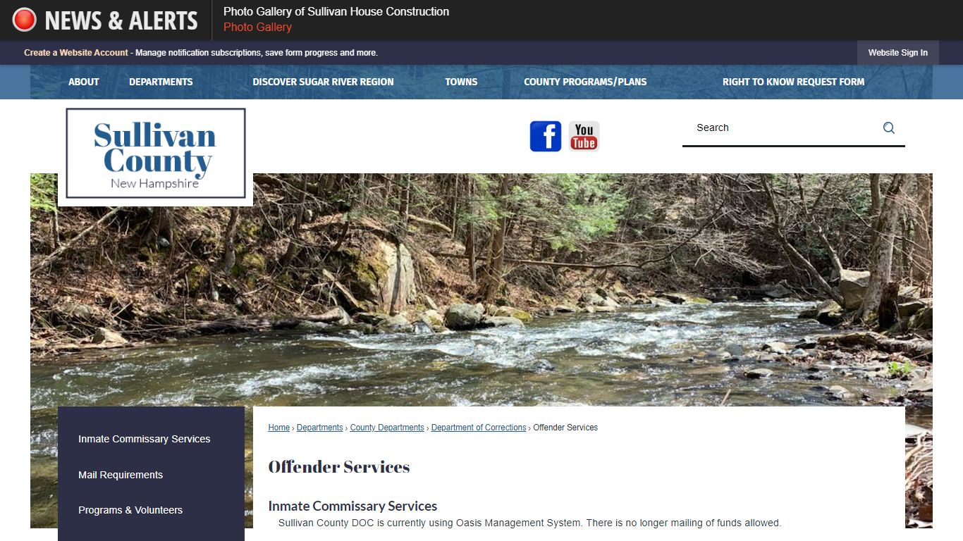 Offender Services | Sullivan County, NH